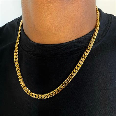 christian dior cuban link necklace